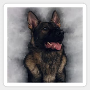 German shepherd Sticker